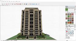 小区高层住宅公寓sketchupfree网站模型入口