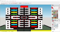 阳光100公寓建筑sketchup模型下载网站