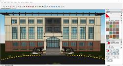 行政办公楼建筑草图溜溜网