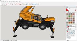工程起重机sketchup模型库免费下载