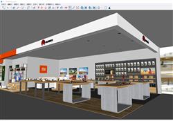 华为手机店免费SU模型