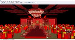 中式婚庆婚礼su官方模型库