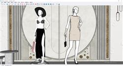 服饰,免费sketchup模型, 高质量su模型, su建筑模型, su景观园林模型, su家装模型 免费SU模型下载