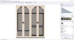 木质衣柜SU模型 免费sketchup模型下载