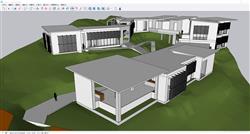 山地休闲建筑SU模型