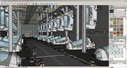 科幻太空舱SU模型 免费sketchup模型下载
