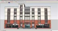 办公楼建筑SU模型