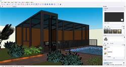 阳光房休闲屋SU模型 免费sketchup模型下载