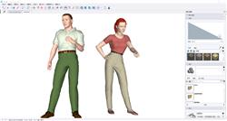 外国男女人物SU模型 免费sketchup模型下载