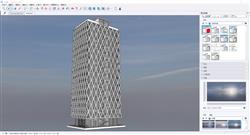 超高层建筑SU模型