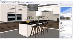 厨房,免费sketchup模型, 高质量su模型, su建筑模型, su景观园林模型, su家装模型 免费SU模型下载
