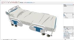 医院的病床SU模型 免费sketchup模型下载