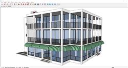 建筑大楼SU模型