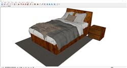 床铺床具SU模型 免费sketchup模型下载