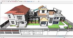 庄园别墅住宅SU模型