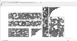 装饰雕花SU模型 免费sketchup模型下载
