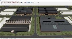 工厂厂房建筑SU模型