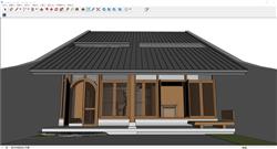 民宿住宅别墅SU模型 免费sketchup模型下载