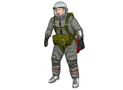 太空人宇航服SU模型