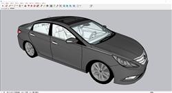 本田汽车SU模型 免费sketchup模型下载