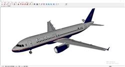 空客民航飞机SU模型 免费sketchup模型下载