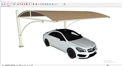 汽车奔驰SU模型 免费sketchup模型下载
