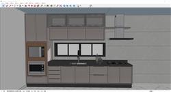 橱柜SU模型 免费sketchup模型下载