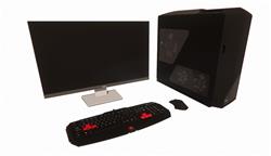 电脑显示器键盘SU模型