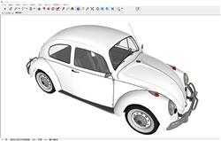 大众汽车老爷车SU模型 免费sketchup模型下载