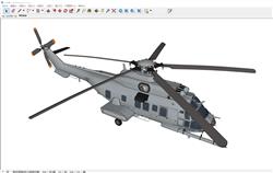 EC-725武装直升机SU模型