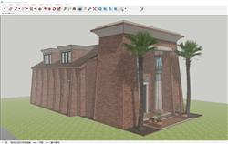 教堂建筑SU模型
