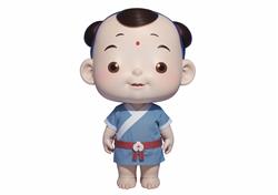 古代小男孩人物SU模型 免费sketchup模型下载