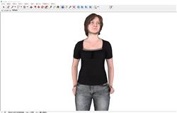 乌克兰中年女性人物SU模型