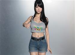 亚洲美女人物SU模型 免费sketchup模型下载