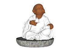 茶趣和尚雕塑SU模型