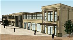 新古典商业街沿街建筑SU模型