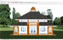 宗教建筑清真寺SU模型