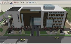 社区建筑SU模型