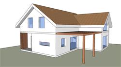 哥伦比亚住宅房屋SU模型