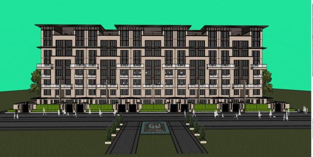 联排居民楼住宅建筑SU模型