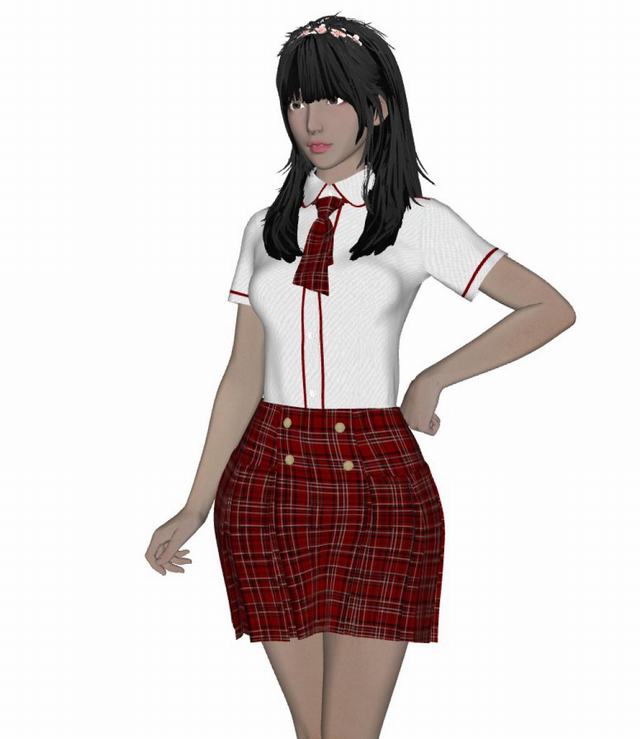 学生人物的SU模型