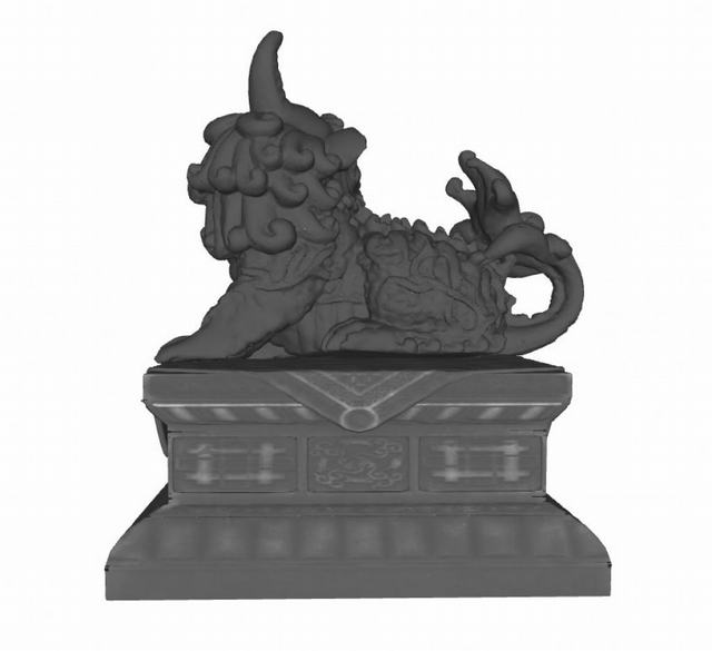 中式神兽谛听SU模型