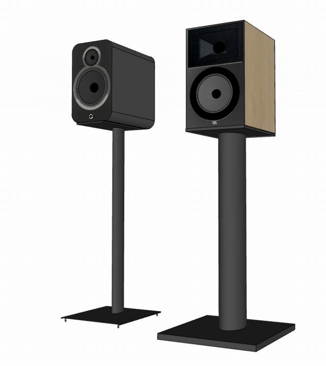 立式扬声器音响回音壁SU模型