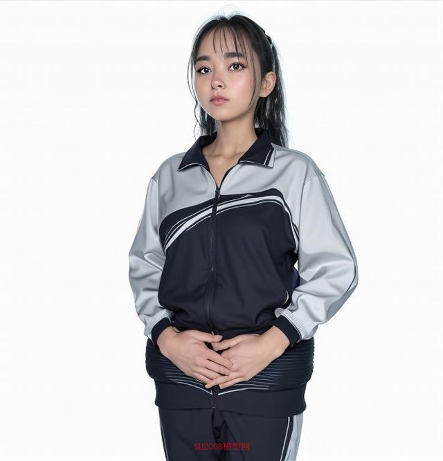 站姿女同学人物SU模型