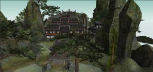 道观寺庙古建SU模型 免费sketchup模型下载