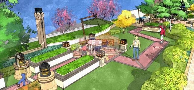 欧式屋顶花园SU模型