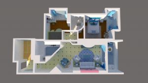 欧式地中海家装SU模型 免费sketchup模型下载