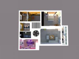 户型室内家装SU模型 免费sketchup模型下载