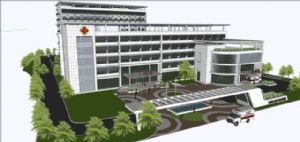 医院大楼建筑SU模型