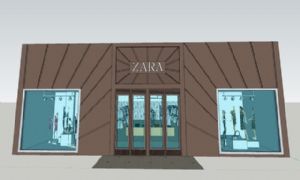 服装店室内SU模型